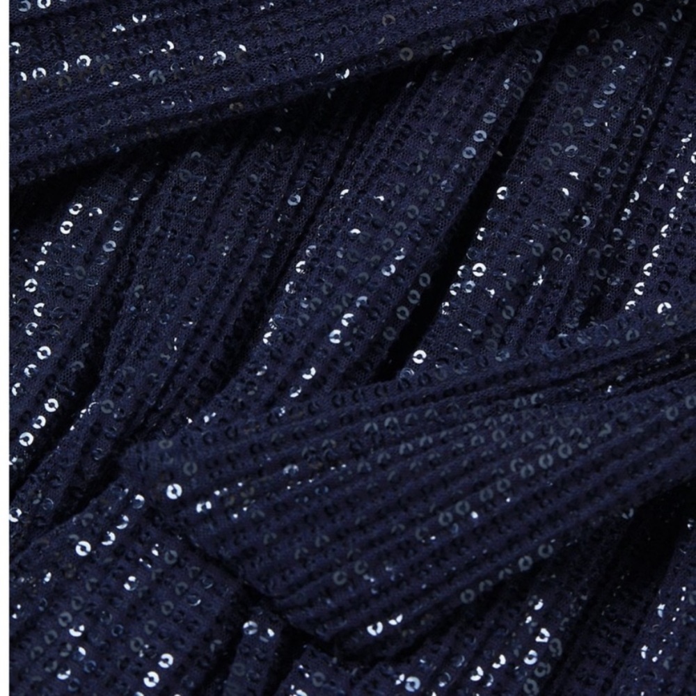 Ramy Brook Selena Sequin Maxi Dress Size 10 NWT Navy Cut Out Halter Gown Formal - Picture 7 of 13